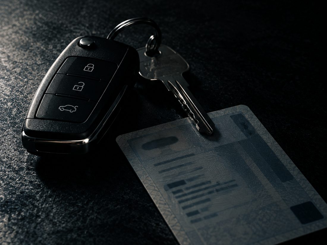 Car keys and a learner permit
